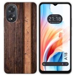 Funda Silicona para Oppo A18 diseño Madera 05 Dibujos