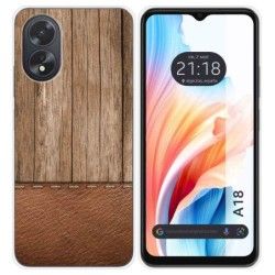 Funda Silicona para Oppo A18 diseño Madera 09 Dibujos