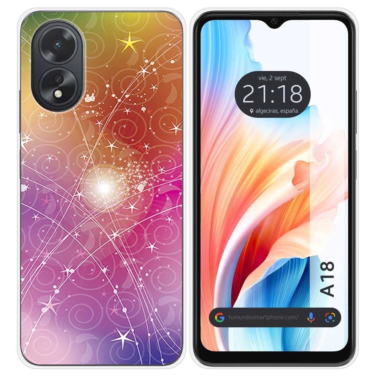 Funda Silicona para Oppo A18 diseño Abstracto Dibujos