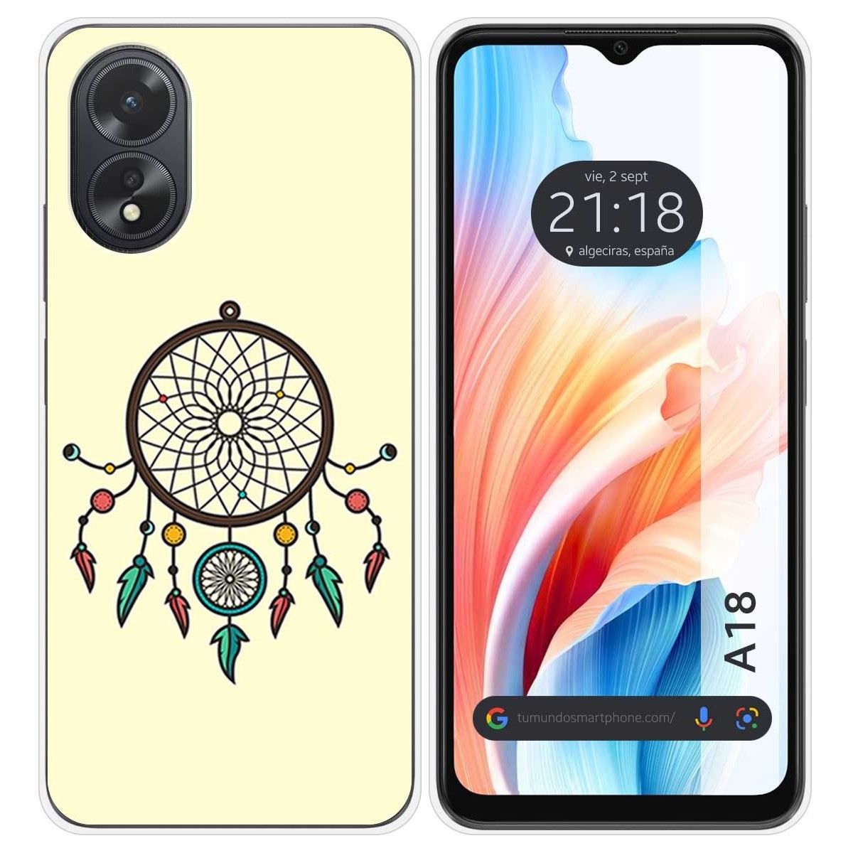 Funda Silicona para Oppo A18 diseño Atrapasueños Dibujos