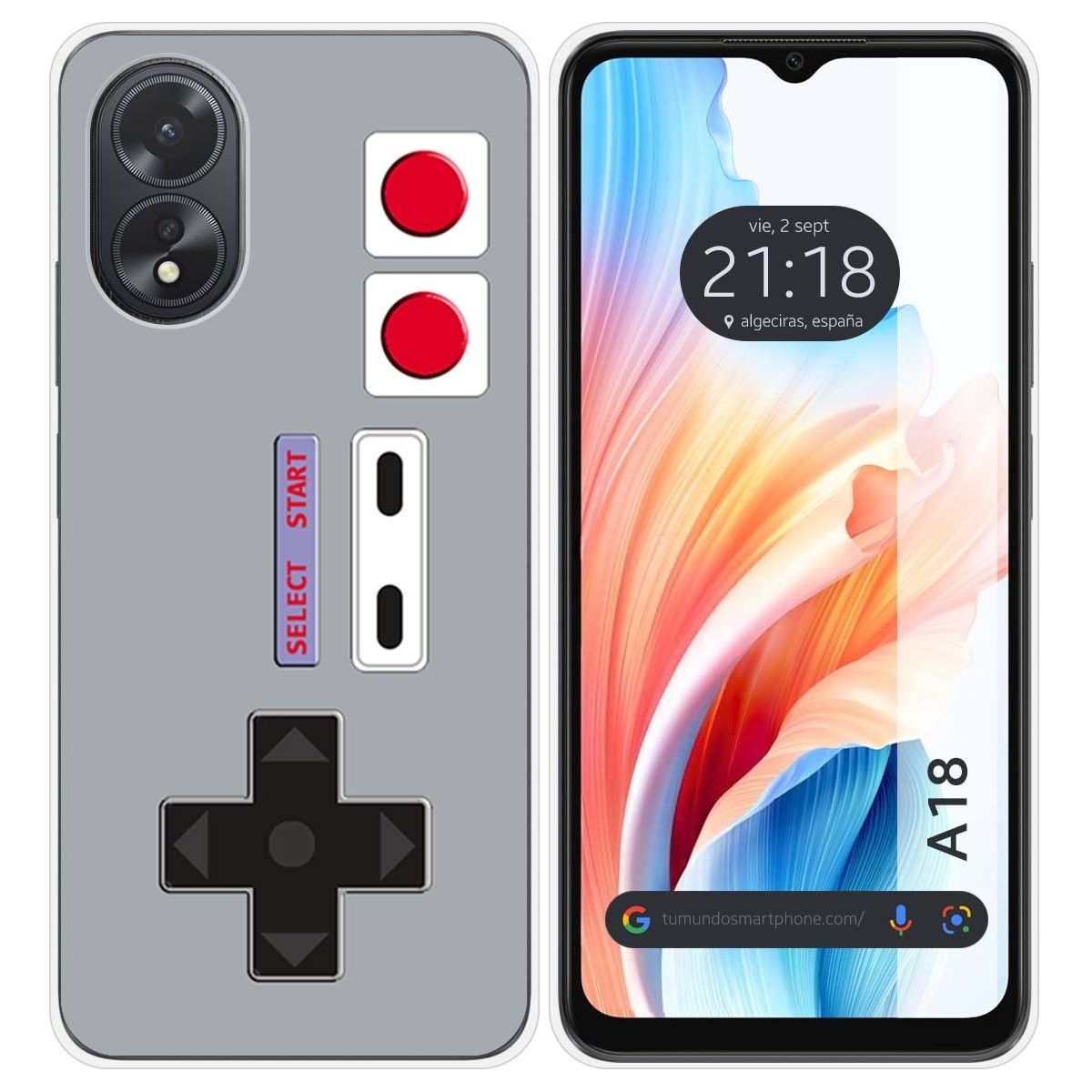 Funda Silicona para Oppo A18 diseño Consola Dibujos