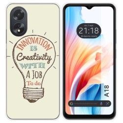 Funda Silicona para Oppo A18 diseño Creativity Dibujos