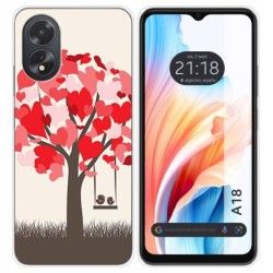 Funda Silicona para Oppo A18 diseño Pajaritos Dibujos