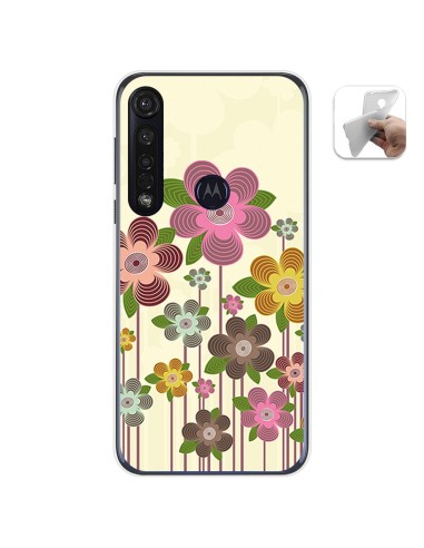 Funda Gel Tpu para Huawei Honor 7C / Y7 2018 Diseño Primavera En Flor Dibujos