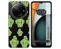Funda Silicona Transparente para Xiaomi Redmi A3 diseño Cactus Dibujos