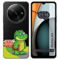 Funda Silicona Transparente para Xiaomi Redmi A3 diseño Coco Dibujos