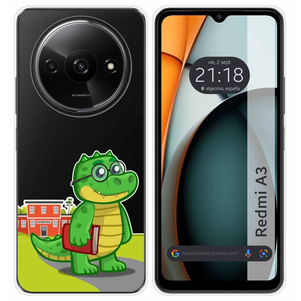 Funda Silicona Transparente para Xiaomi Redmi A3 diseño Coco Dibujos