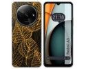Funda Silicona Transparente para Xiaomi Redmi A3 diseño Hojas Dibujos