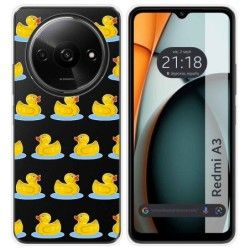 Funda Silicona Transparente para Xiaomi Redmi A3 diseño Pato Dibujos