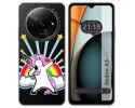 Funda Silicona Transparente para Xiaomi Redmi A3 diseño Unicornio Dibujos