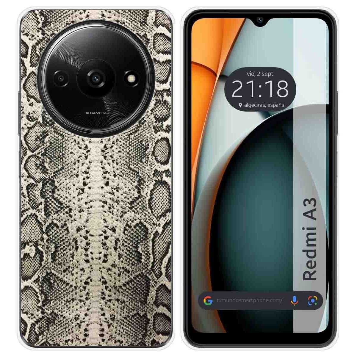 Funda Silicona para Xiaomi Redmi A3 diseño Animal 01 Dibujos