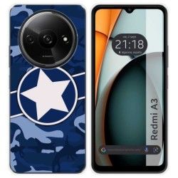 Funda Silicona para Xiaomi Redmi A3 diseño Camuflaje 03 Dibujos