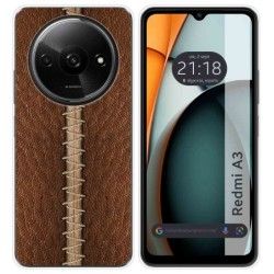 Funda Silicona para Xiaomi Redmi A3 diseño Cuero 01 Dibujos