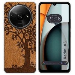 Funda Silicona para Xiaomi Redmi A3 diseño Cuero 03 Dibujos