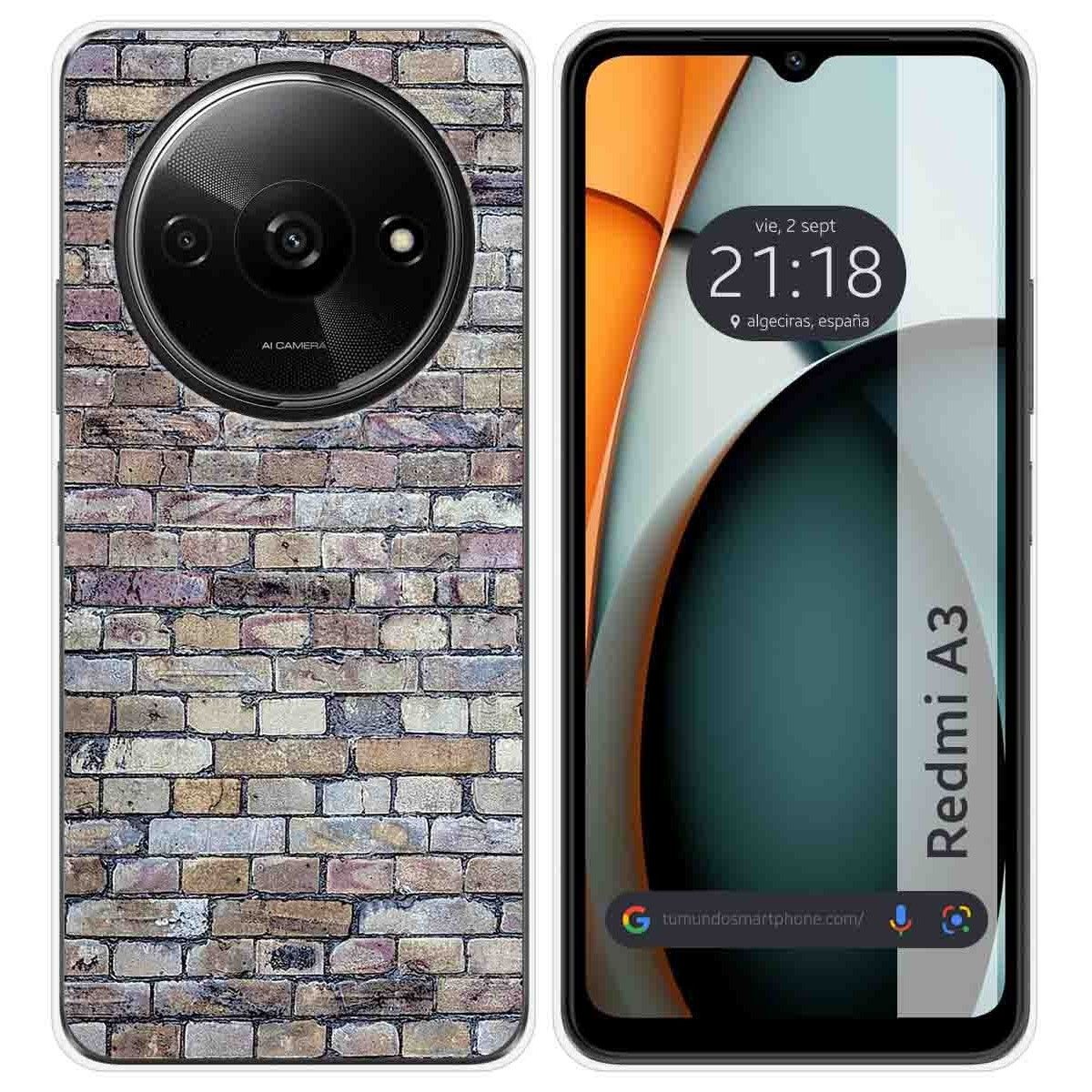 Funda Silicona para Xiaomi Redmi A3 diseño Ladrillo 02 Dibujos