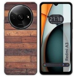Funda Silicona para Xiaomi Redmi A3 diseño Madera 03 Dibujos