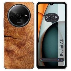 Funda Silicona para Xiaomi Redmi A3 diseño Madera 04 Dibujos