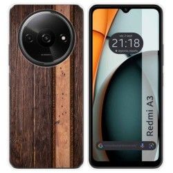 Funda Silicona para Xiaomi Redmi A3 diseño Madera 05 Dibujos