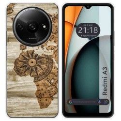 Funda Silicona para Xiaomi Redmi A3 diseño Madera 07 Dibujos