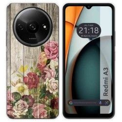 Funda Silicona para Xiaomi Redmi A3 diseño Madera 08 Dibujos