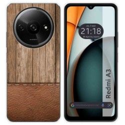 Funda Silicona para Xiaomi Redmi A3 diseño Madera 09 Dibujos