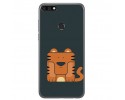 Funda Gel Tpu para Huawei Honor 7C / Y7 2018 Diseño Tigre Dibujos