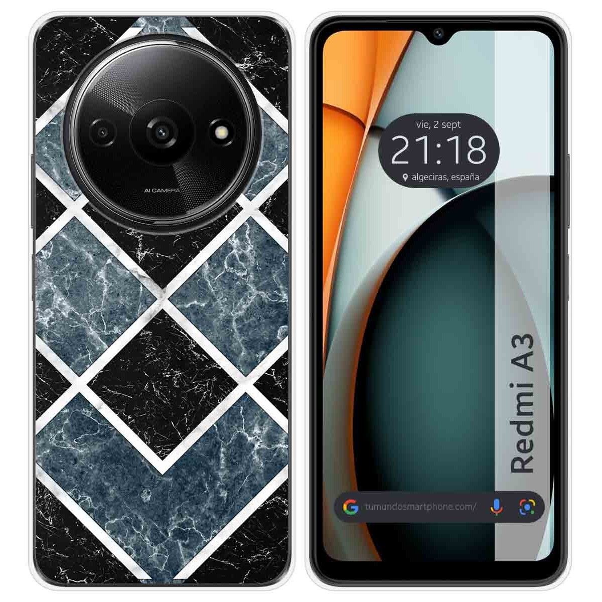 Funda Silicona para Xiaomi Redmi A3 diseño Mármol 06 Dibujos
