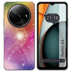 Funda Silicona para Xiaomi Redmi A3 diseño Abstracto Dibujos