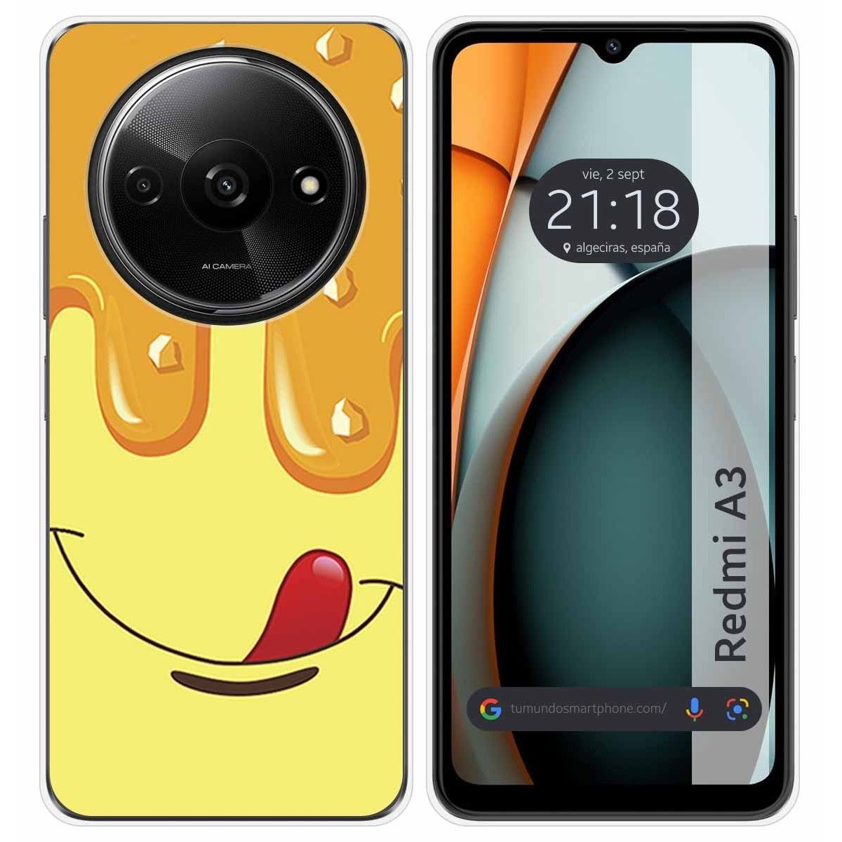 Funda Silicona para Xiaomi Redmi A3 diseño Helado Vainilla Dibujos