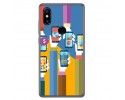 Funda Gel Tpu para Xiaomi Mi Mix 2S Diseño Apps Dibujos
