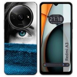 Funda Silicona para Xiaomi Redmi A3 diseño Ojo Dibujos