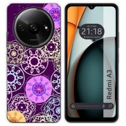 Funda Silicona para Xiaomi Redmi A3 diseño Radial Dibujos