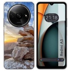 Funda Silicona para Xiaomi Redmi A3 diseño Sunset Dibujos