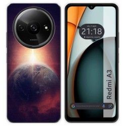 Funda Silicona para Xiaomi Redmi A3 diseño Tierra Dibujos