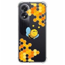 Funda Silicona Antigolpes para Oppo A18 diseño Abeja Dibujos