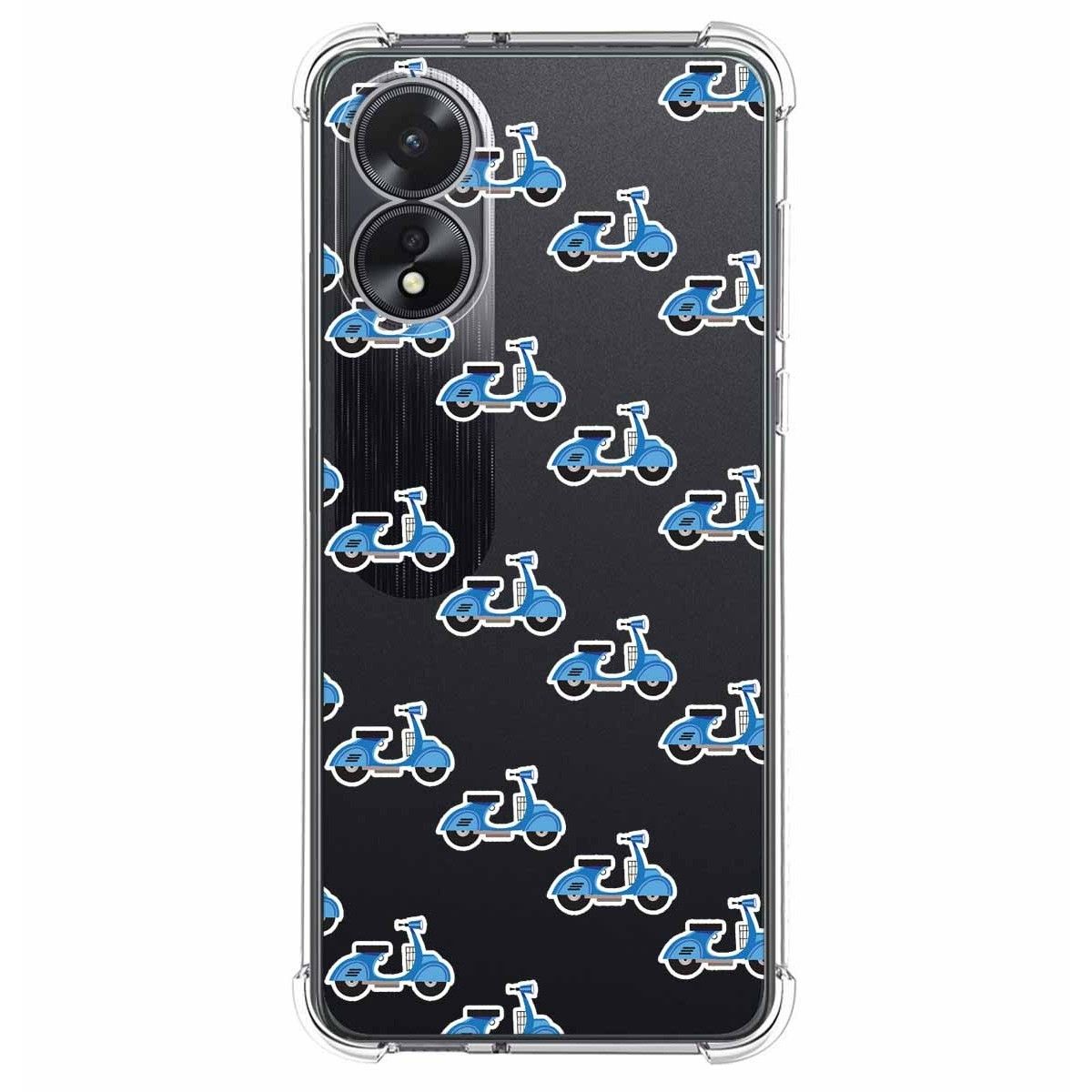 Funda Silicona Antigolpes para Oppo A18 diseño Scooter Dibujos