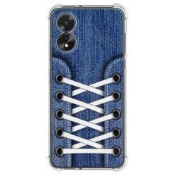 Funda Silicona Antigolpes para Oppo A18 diseño Zapatillas 01 Dibujos