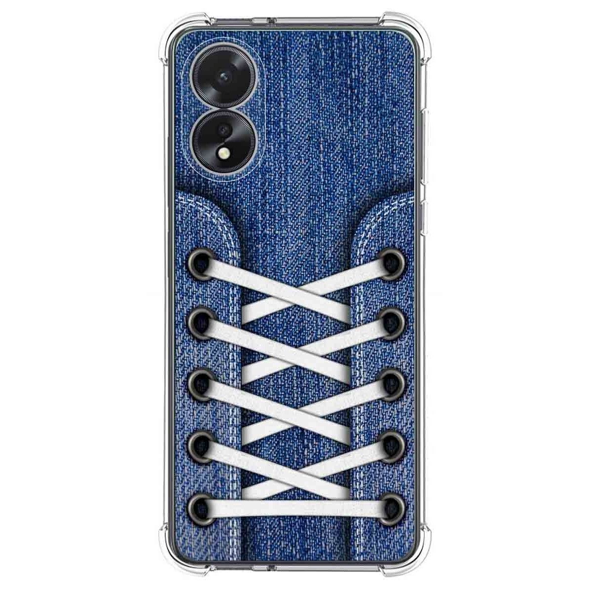 Funda Silicona Antigolpes para Oppo A18 diseño Zapatillas 01 Dibujos