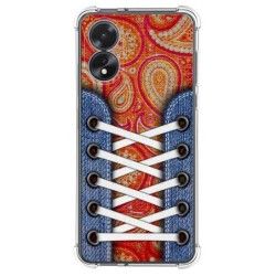 Funda Silicona Antigolpes para Oppo A18 diseño Zapatillas 10 Dibujos