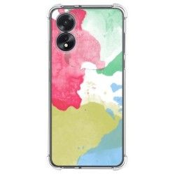 Funda Silicona Antigolpes para Oppo A18 diseño Acuarela 02 Dibujos