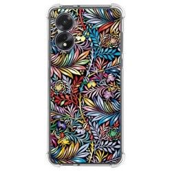 Funda Silicona Antigolpes para Oppo A18 diseño Flores 04 Dibujos
