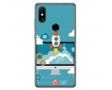 Funda Gel Tpu para Xiaomi Mi Mix 2S Diseño Cohete Dibujos