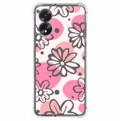 Funda Silicona Antigolpes para Oppo A18 diseño Flores 09 Dibujos