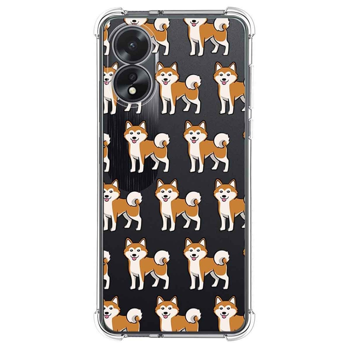 Funda Silicona Antigolpes para Oppo A18 diseño Perros 08 Dibujos