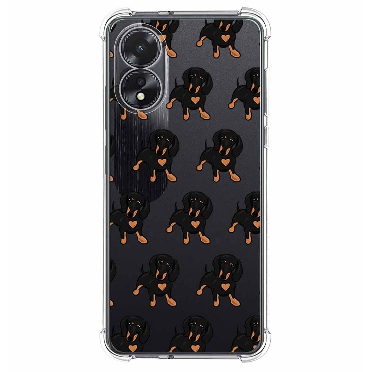 Funda Silicona Antigolpes para Oppo A18 diseño Perros 10 Dibujos