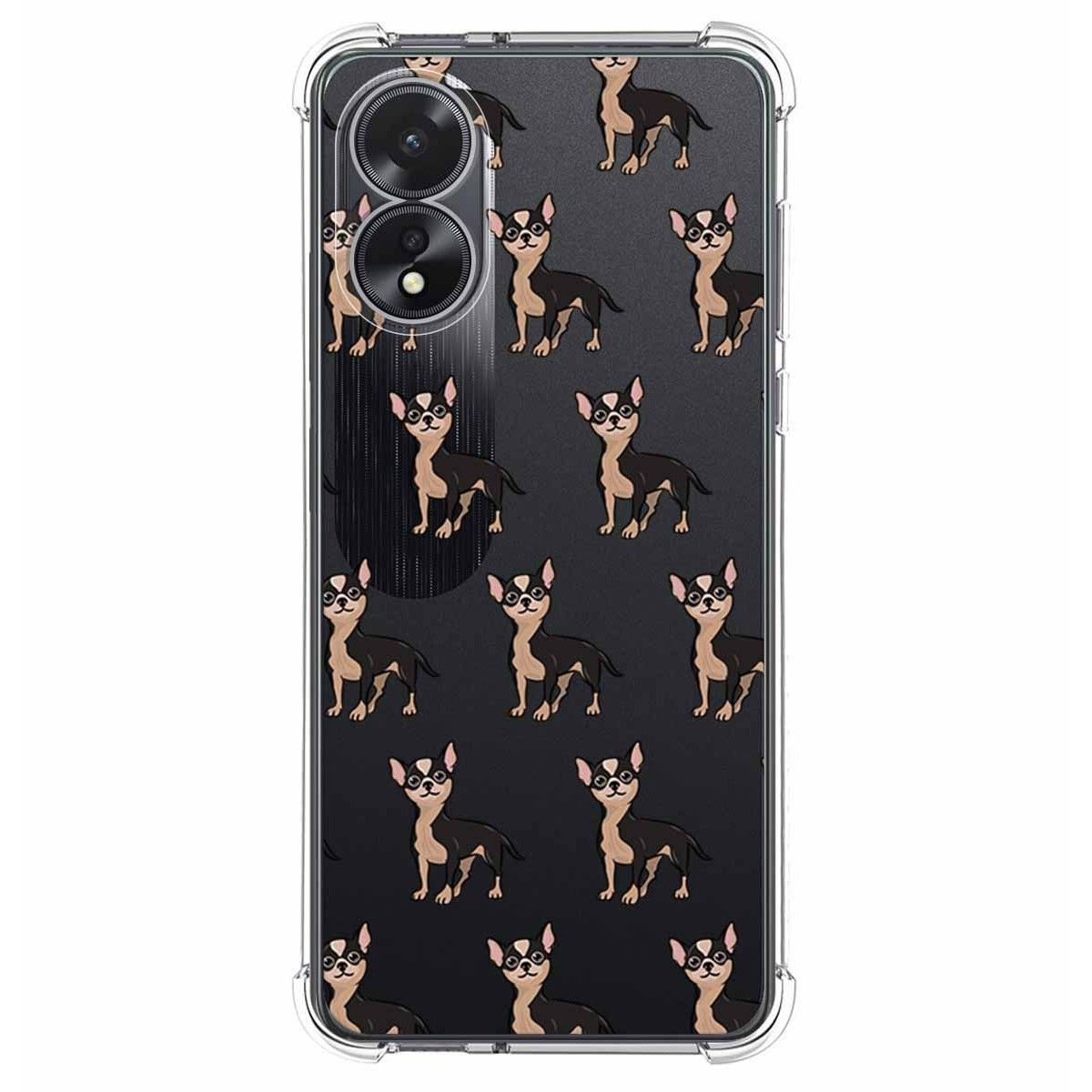 Funda Silicona Antigolpes para Oppo A18 diseño Perros 11 Dibujos