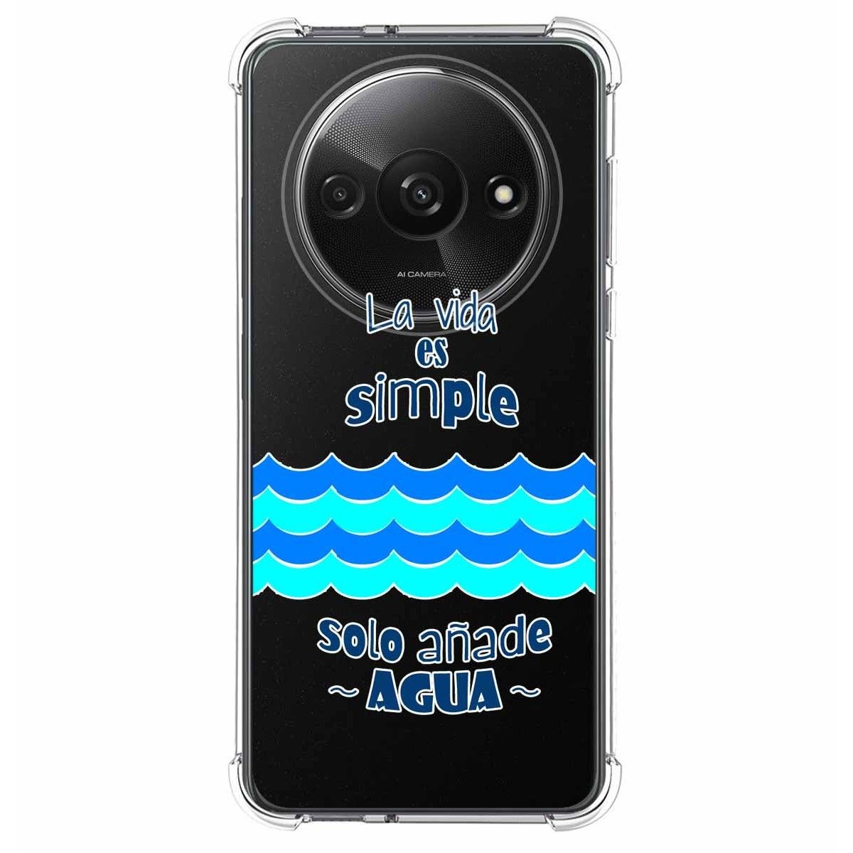 Funda Silicona Antigolpes para Xiaomi Redmi A3 diseño Agua Dibujos