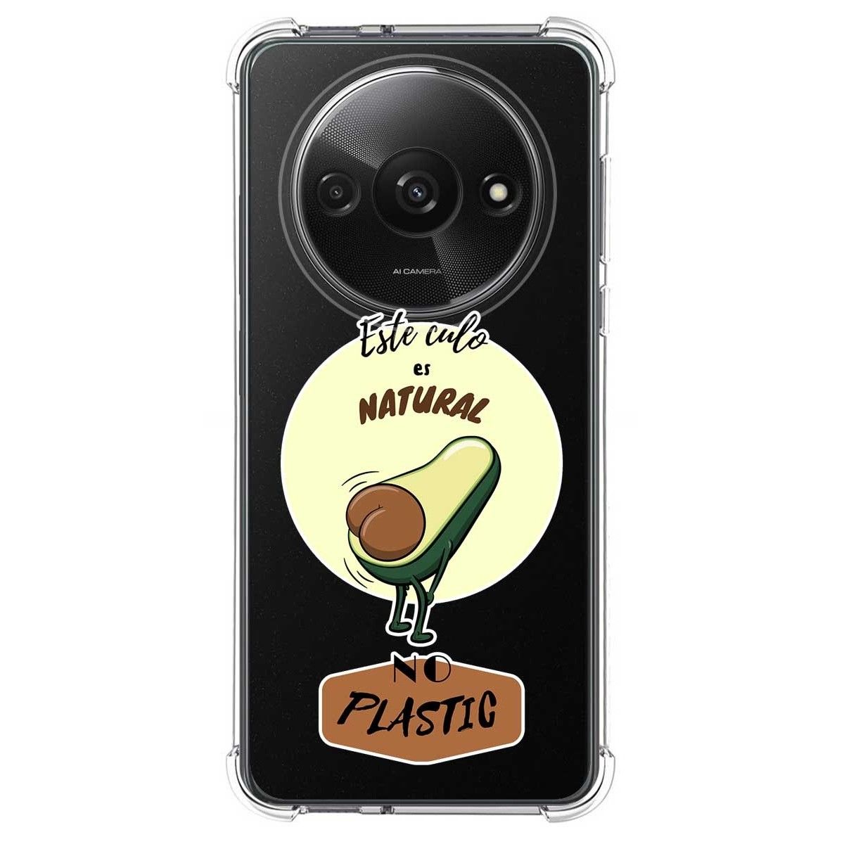 Funda Silicona Antigolpes para Xiaomi Redmi A3 diseño Culo Natural Dibujos