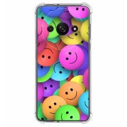 Funda Silicona Antigolpes para Xiaomi Redmi A3 diseño Smile Dibujos