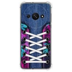Funda Silicona Antigolpes para Xiaomi Redmi A3 diseño Zapatillas 06 Dibujos